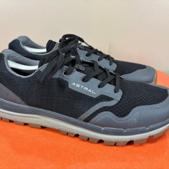 Astral TR1 Hiking Shoes Minimalist Quick Drying Men's Sz 10.5 Graphite Black - Picture 1 of 7